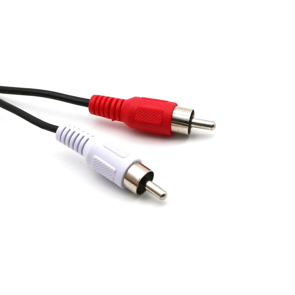 Cáp chuyển đổi 1.5m đầu USB type A sang 2 đầu RCA với dây sợi tổng hợp