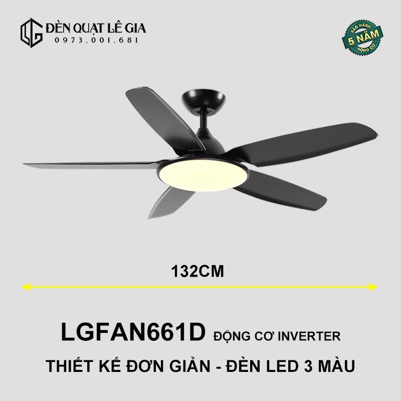 Quạt Trần Phòng Ăn LGFAN661T | Quạt Trần Đèn