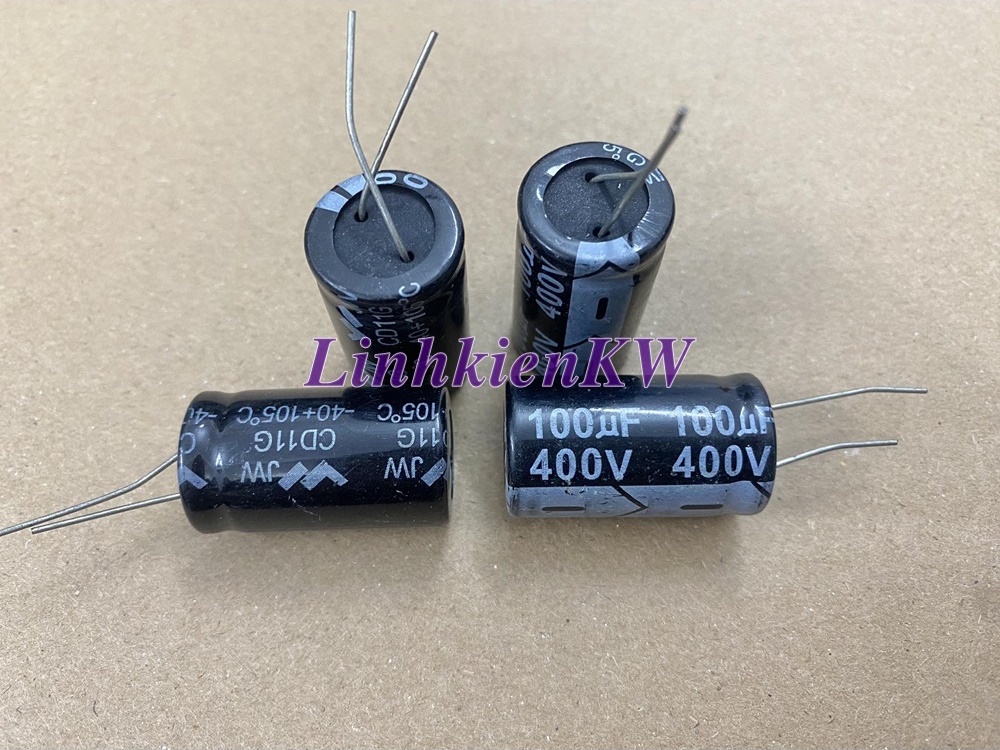 5 con Tụ Hóa 100uf 400v Mới, Chính gốc.