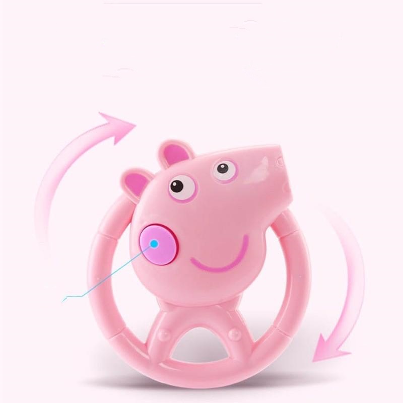 Xe chòi chân heo peppa cho bé có nhạc