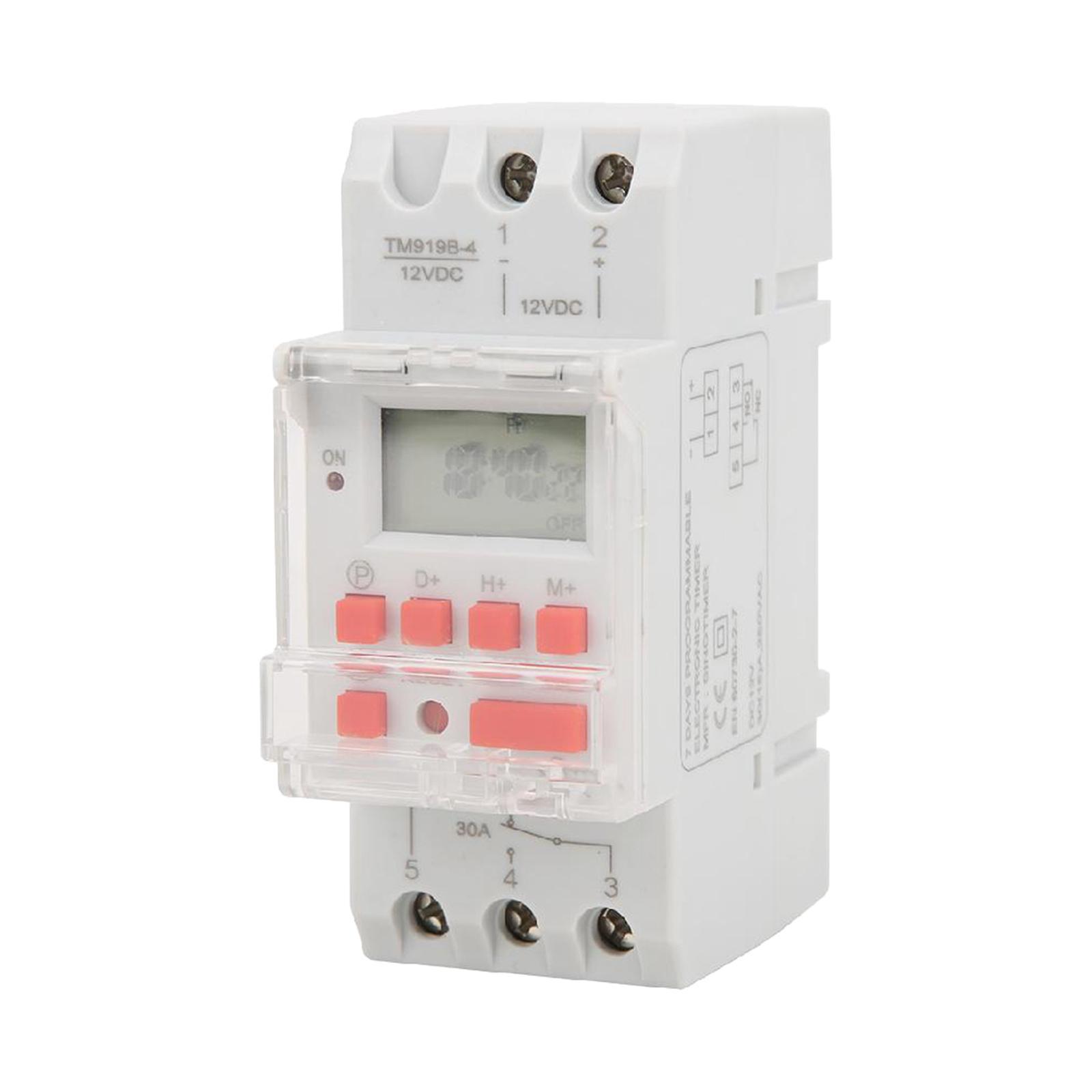 Timer din Rail 16 On Off Timer Settings for Fans Appliances