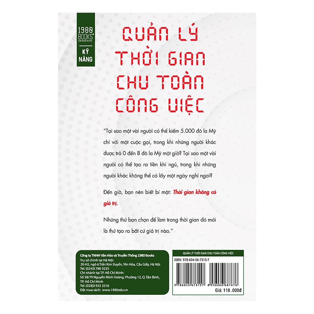 Quản Lý Thời Gian Chu Toàn Công Việc - Bản Quyền