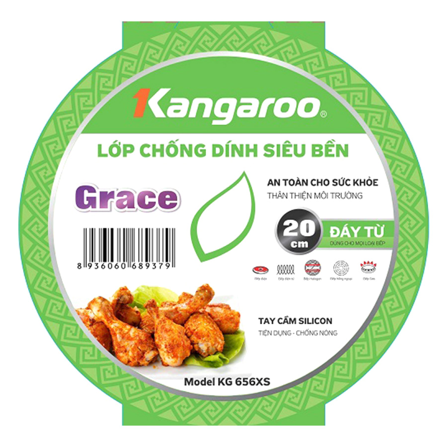 Chảo Nhôm Chống Dính Kangaroo KG656XS (22cm)