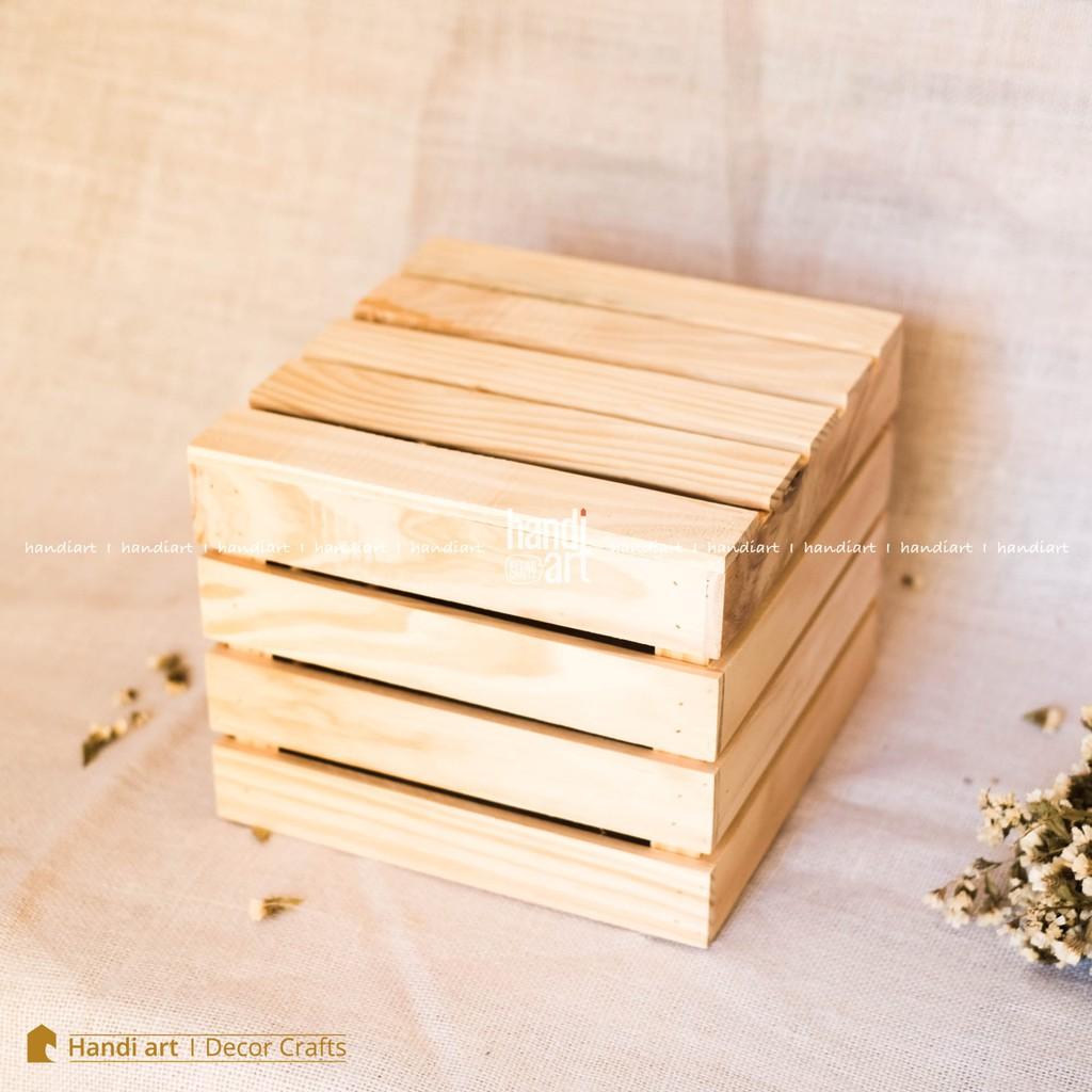 Kệ gỗ vuông pallet -Thùng gỗ pallet vuông/Wooden pallet