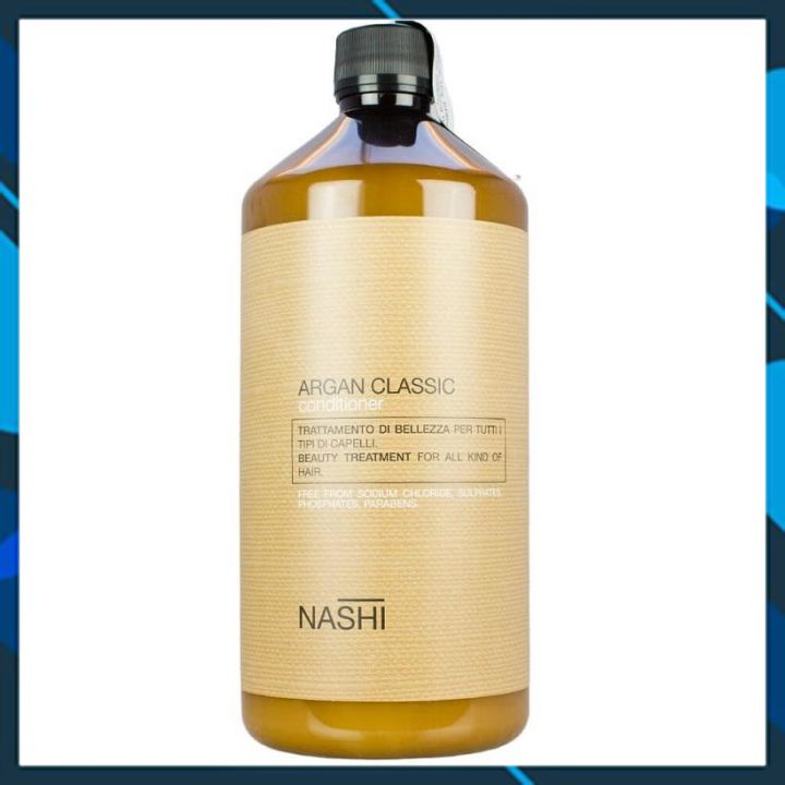 [+Tặng mũ trùm] DẦU XẢ PHỤC HỒI NASHI ARGAN SIÊU MỀM MƯỢT 1000ML