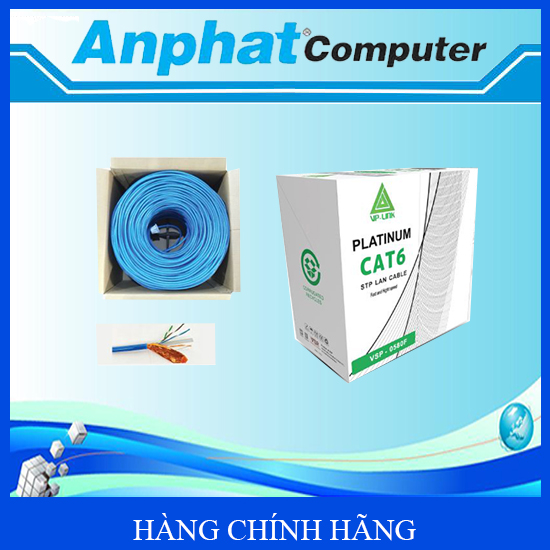 Thùng cáp mạng VP-Link PLATINUM CAT6 (305m - Dây Cáp Xanh) - Hàng Chính Hãng