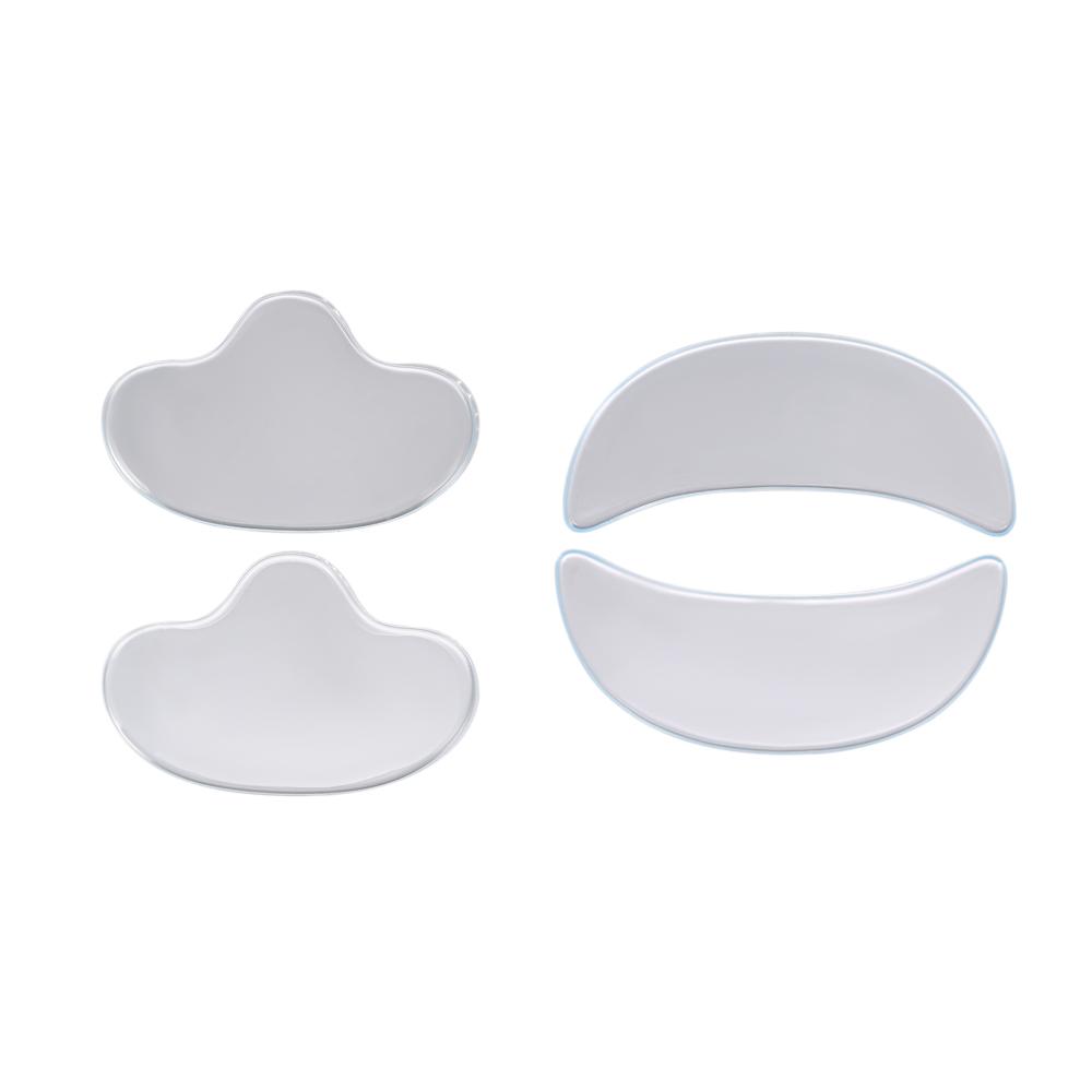 Đệm dán chống nhăn cho mắt bằng silicone cấp y tế, trong suốt, tái sử dụng