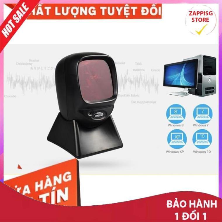 Sale MẪU MỚI-  Đầu Đọc Mã Vạch Đa Tia MAJIEWL Để Bàn Máy Quét Mã Tự Động Nhanh , Chính Xác - BH 1 ĐỔI 1