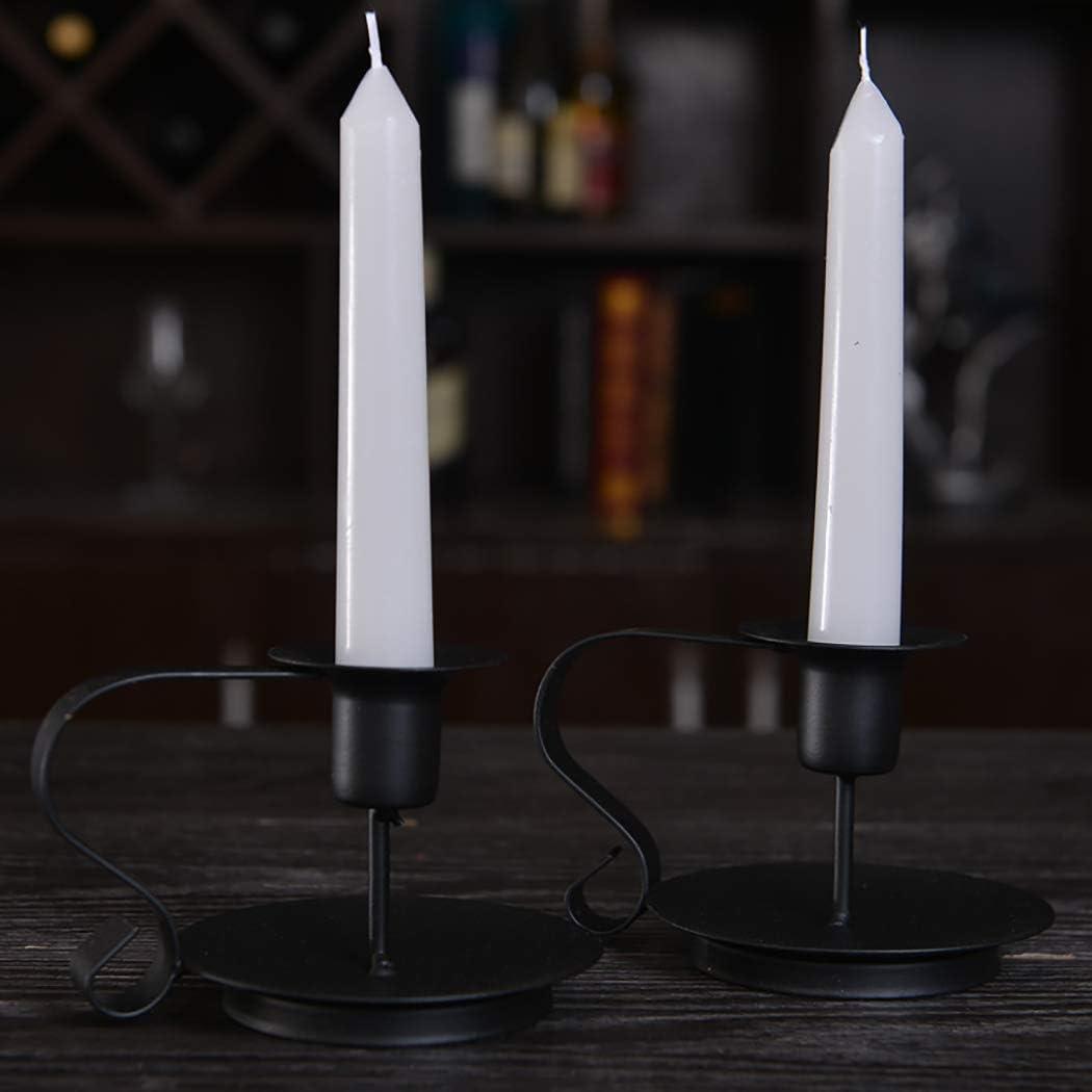 2 máy giữ nến PCS Vintage cho trụ cột nến nến cho phòng khách/phòng ăn