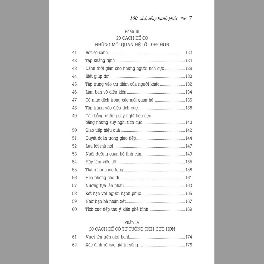Sách 100 Cách Sống Hạnh Phúc (Cẩm Nang Dành Cho Người Bận Rộn)