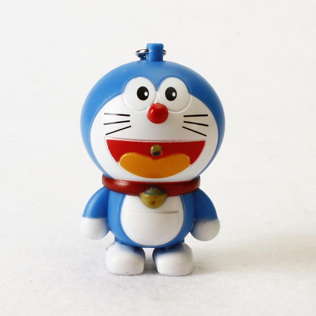 Móc khóa doremon phát sáng đèn Led có âm thanh-Móc khóa đoremon phát sáng-Doremon phát sáng Có Đèn cực yêu