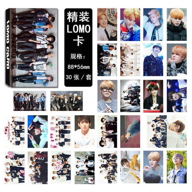 Hộp 30 lomo BTS Lomo Love Your Selft Lomo Map Of The Soul KPOP