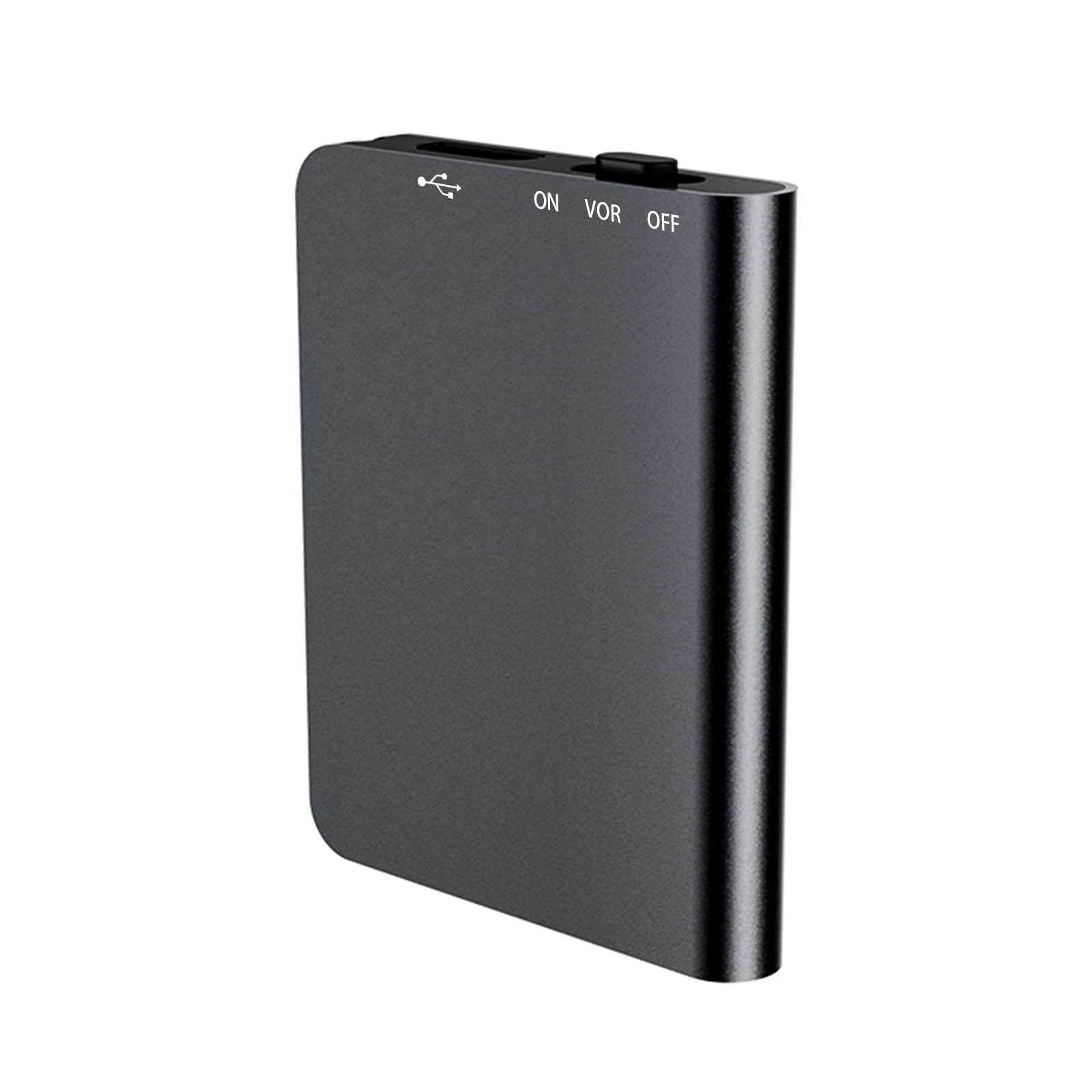 Máy Ghi Âm Nhỏ Hình Chữ Nhật Q61 Dictaphone MP3 Sạc USB