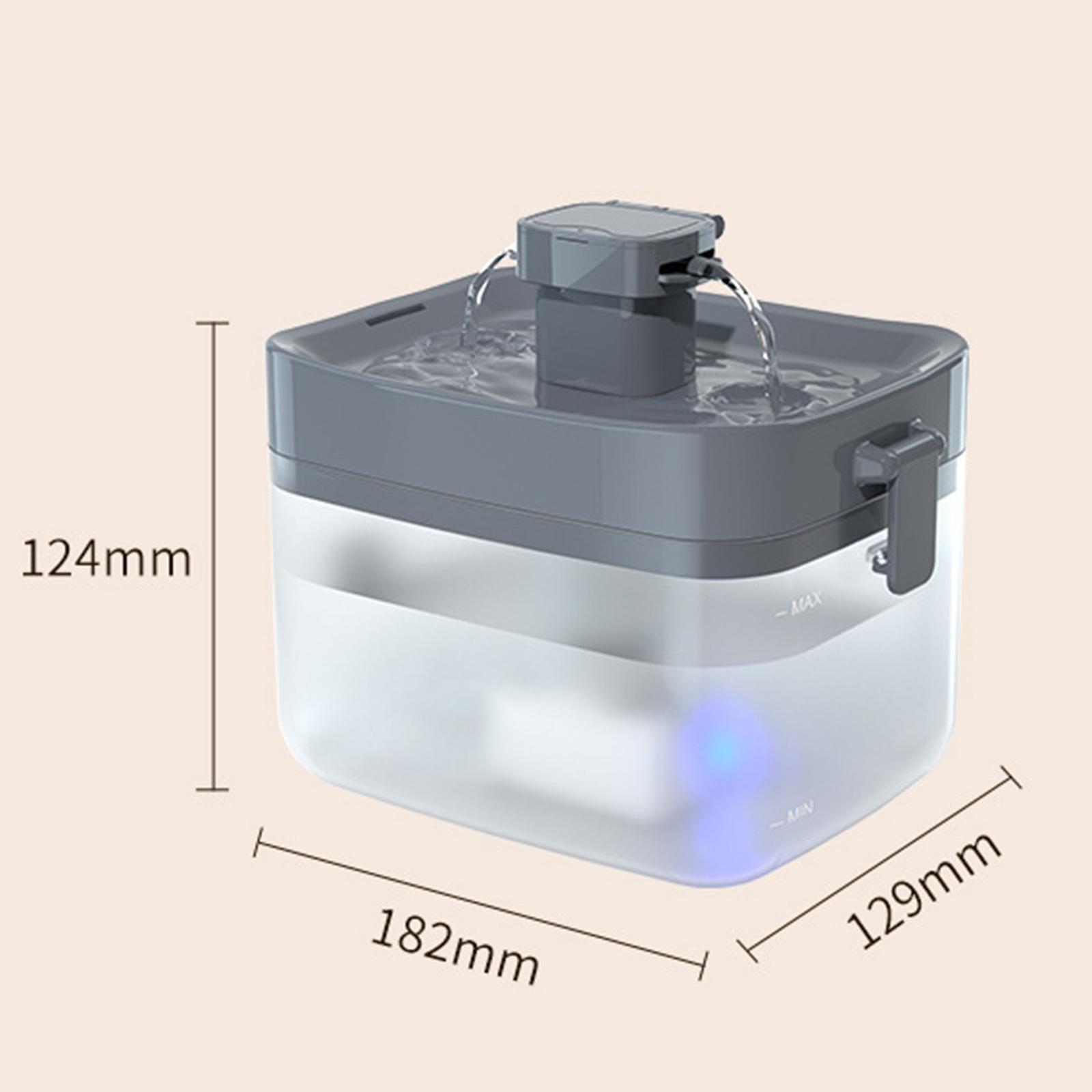 Automatic Cat Water Fountain Drinking Bowl Quiet Pet Water Dispenser for Dog