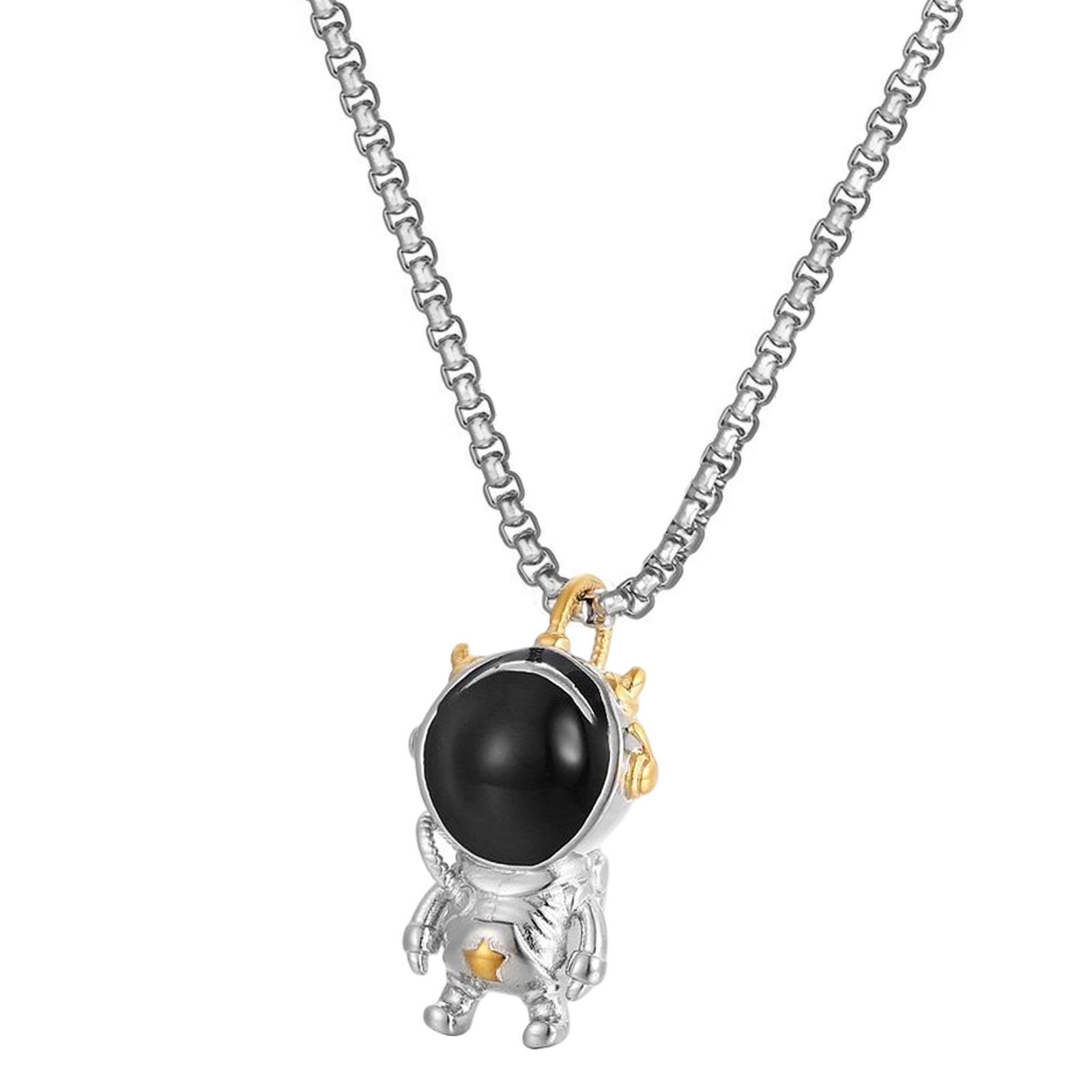 Astronaut Pendant Necklace Necklace for Couples Boys Girls