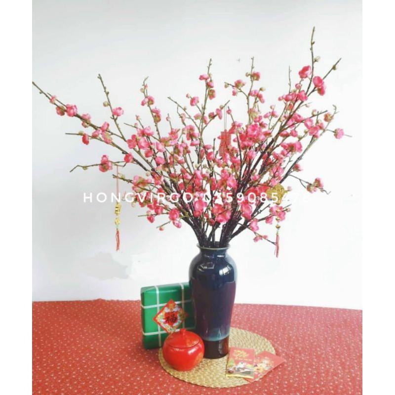 Cành Đào Cổ Trang Trí Decor - Hoa Giả Hoa Lụa