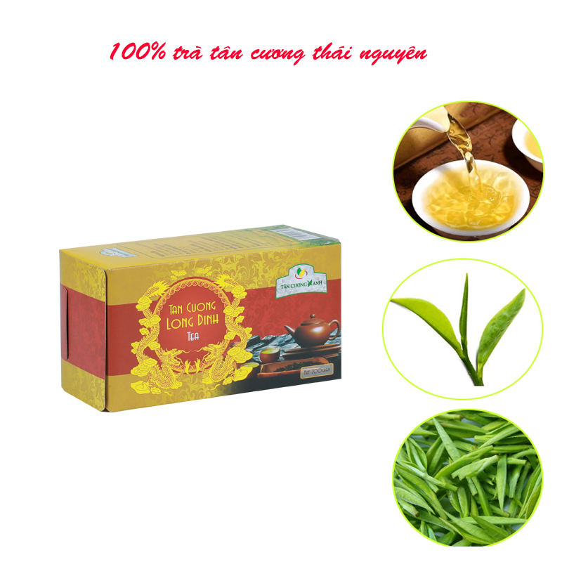 Trà tân cương long đình 200 gram - Trà móc câu Tân Cương Xanh