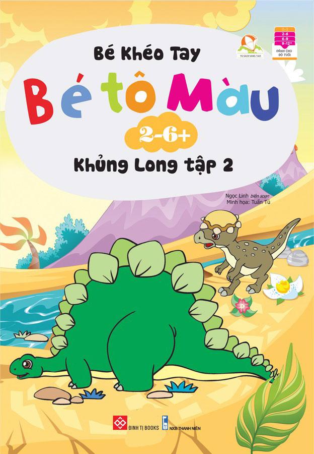 Bé Khéo Tay - Bé Tô Màu Khủng Long - Tập 2