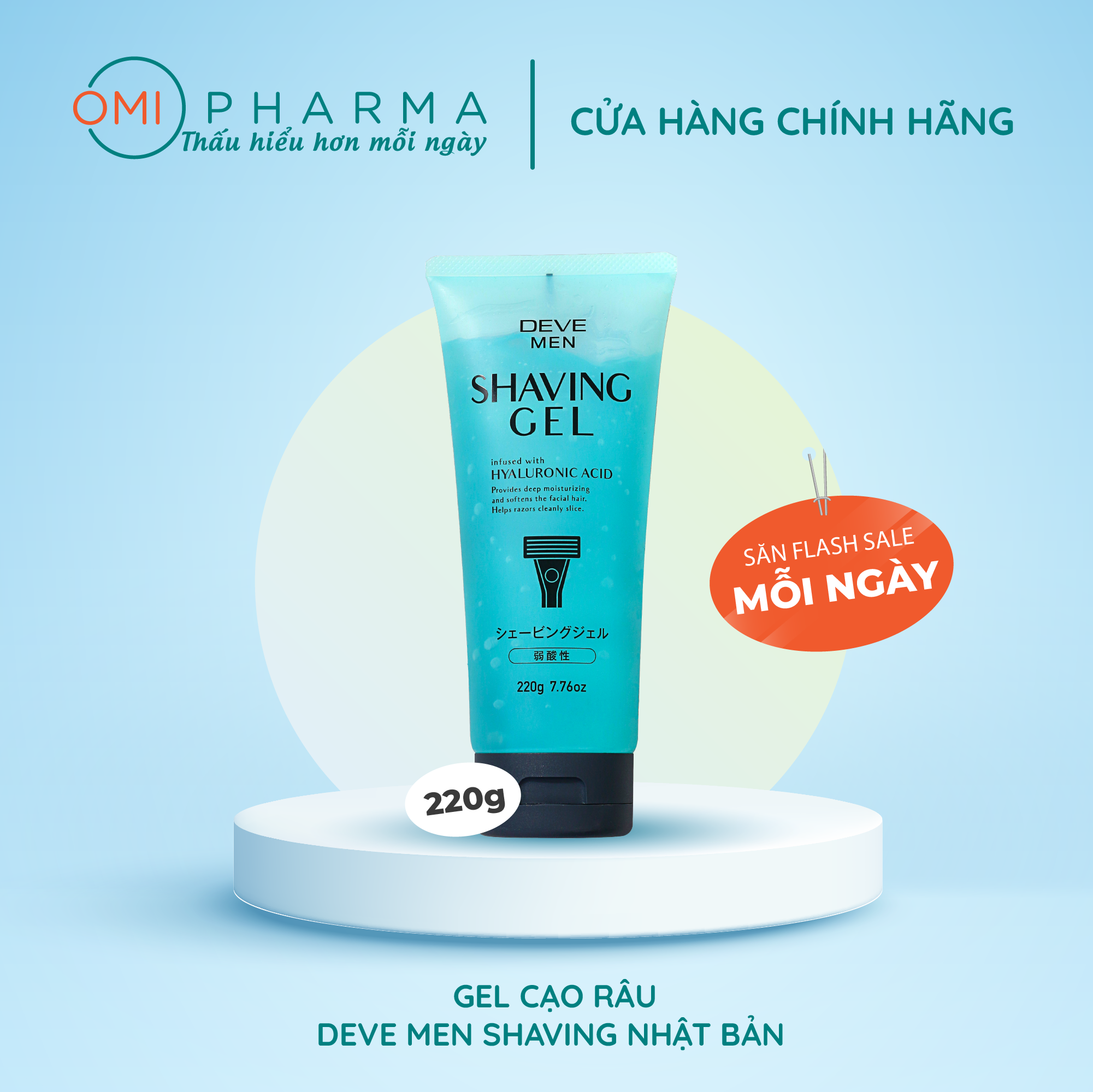 Gel cạo râu DEVE Nhật Bản