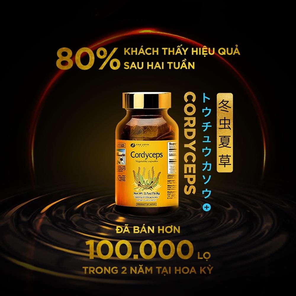 Đông trùng hạ thảo Fine Japan Cordyceps 120 viên