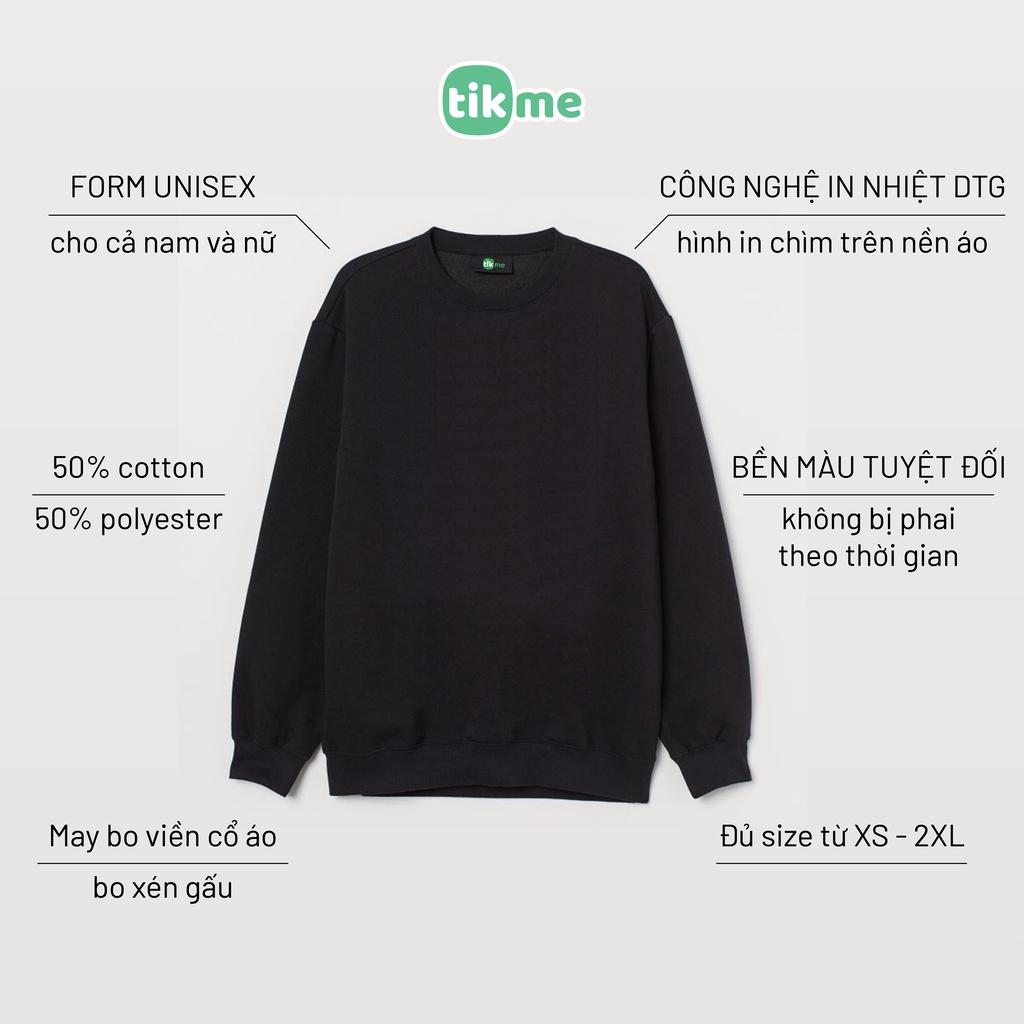 Áo nỉ sweater tikme nam nữ vịt con ngốc nghếch có ảnh thật shop tự chụp size XS-2XL