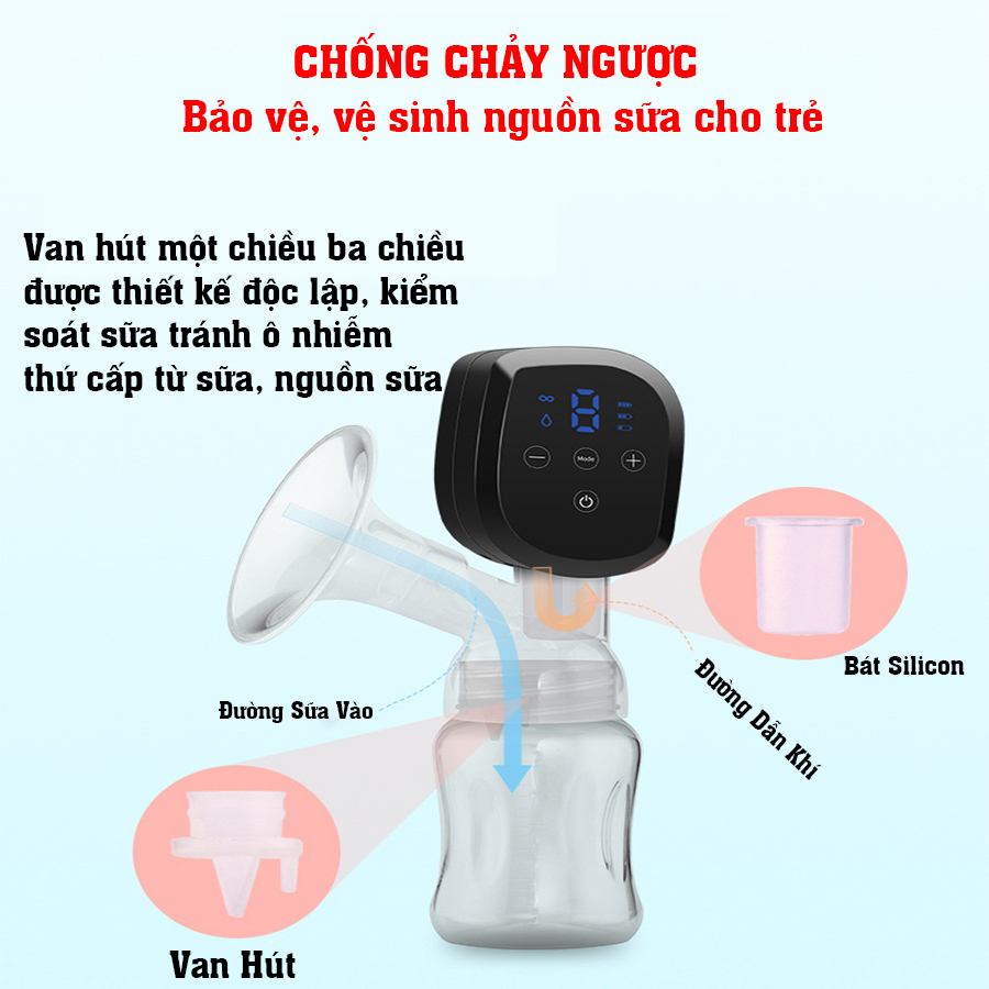 Máy hút sữa điện đơn dùng pin sạc di động cao cấp CMBEAR ZRX-0901 CHÍNH HÃNG - CMB21