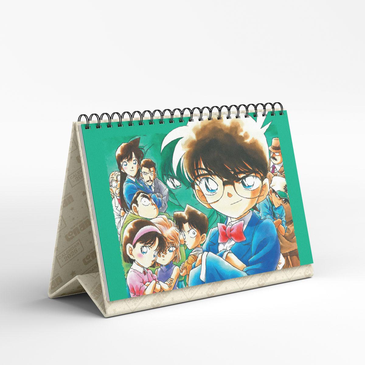 Lịch Để Bàn Thám Tử Lừng Danh Conan 2025 - Tặng Kèm Set Bookmark Ivory