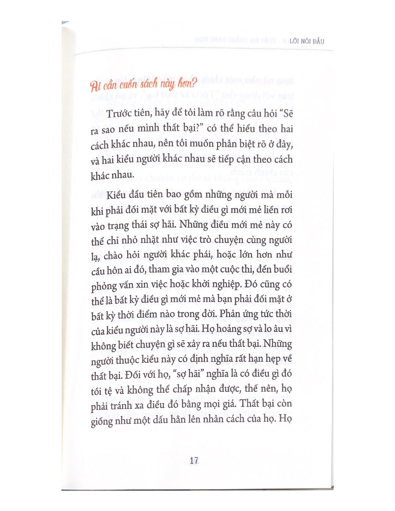 Thất Bại Chẳng Gì Đáng Ngại