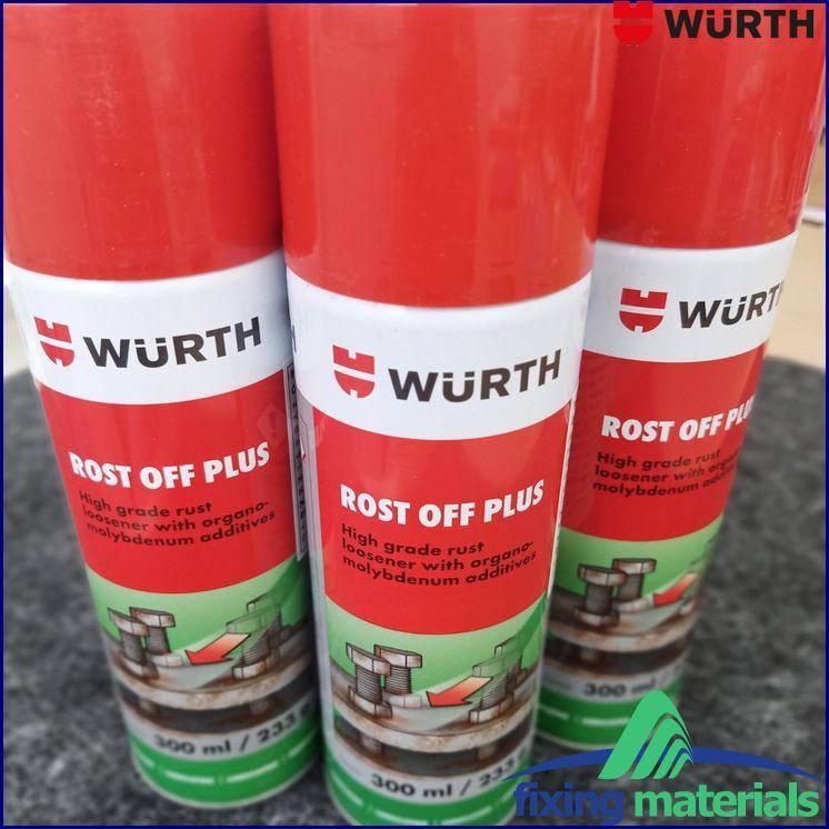 Chất phá gỉ sét WURTH ROST-OFF Plus, dạng chai xịt 300ml/233g