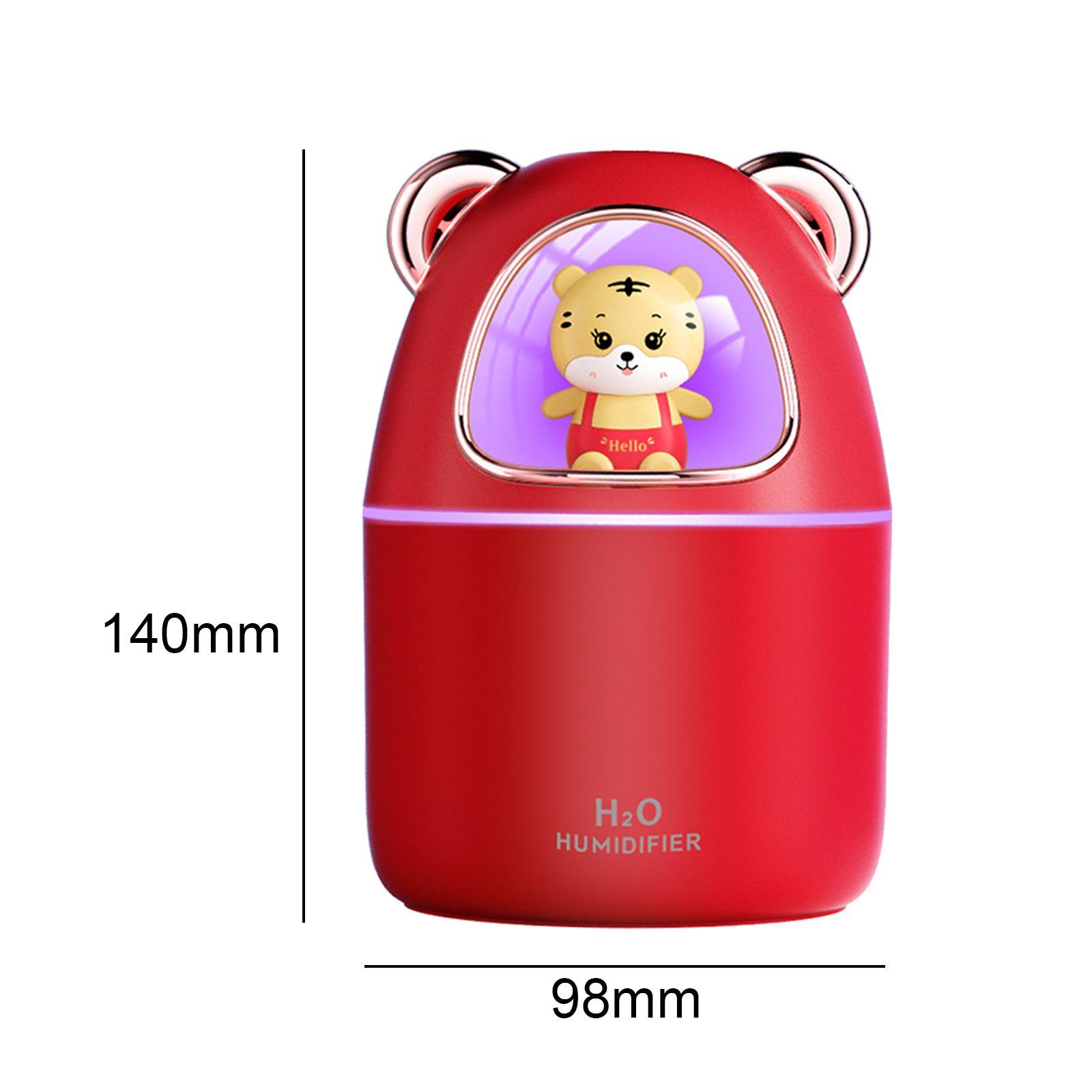 Cool Mist Humidifier Essential Oil Diffuser Night Light for Car Desktop