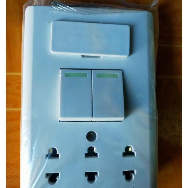 Táp lô giả âm 2 công tắc