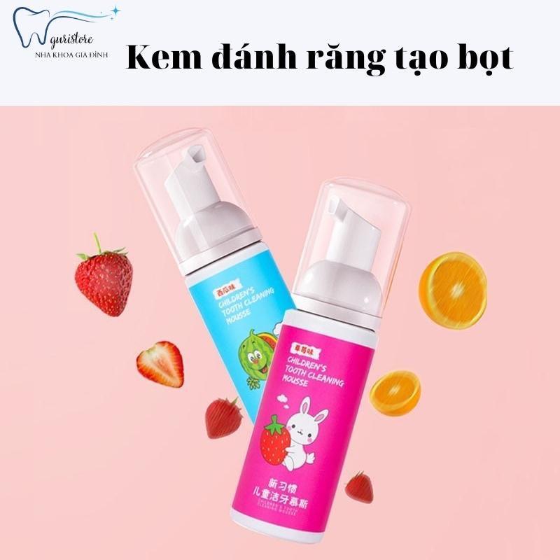 Kem Đánh Răng Tạo Bọt Cho Bé Hương Vị Dâu Tây, Cam Và Dưa Hấu