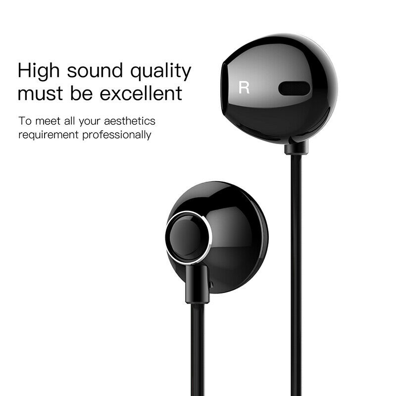 Tai nghe in Ear Baseus Encok H06TE Lateral (Wired Earphone with Mic Stereo Headset Earbuds Earpiece) - Hàng chính hãng