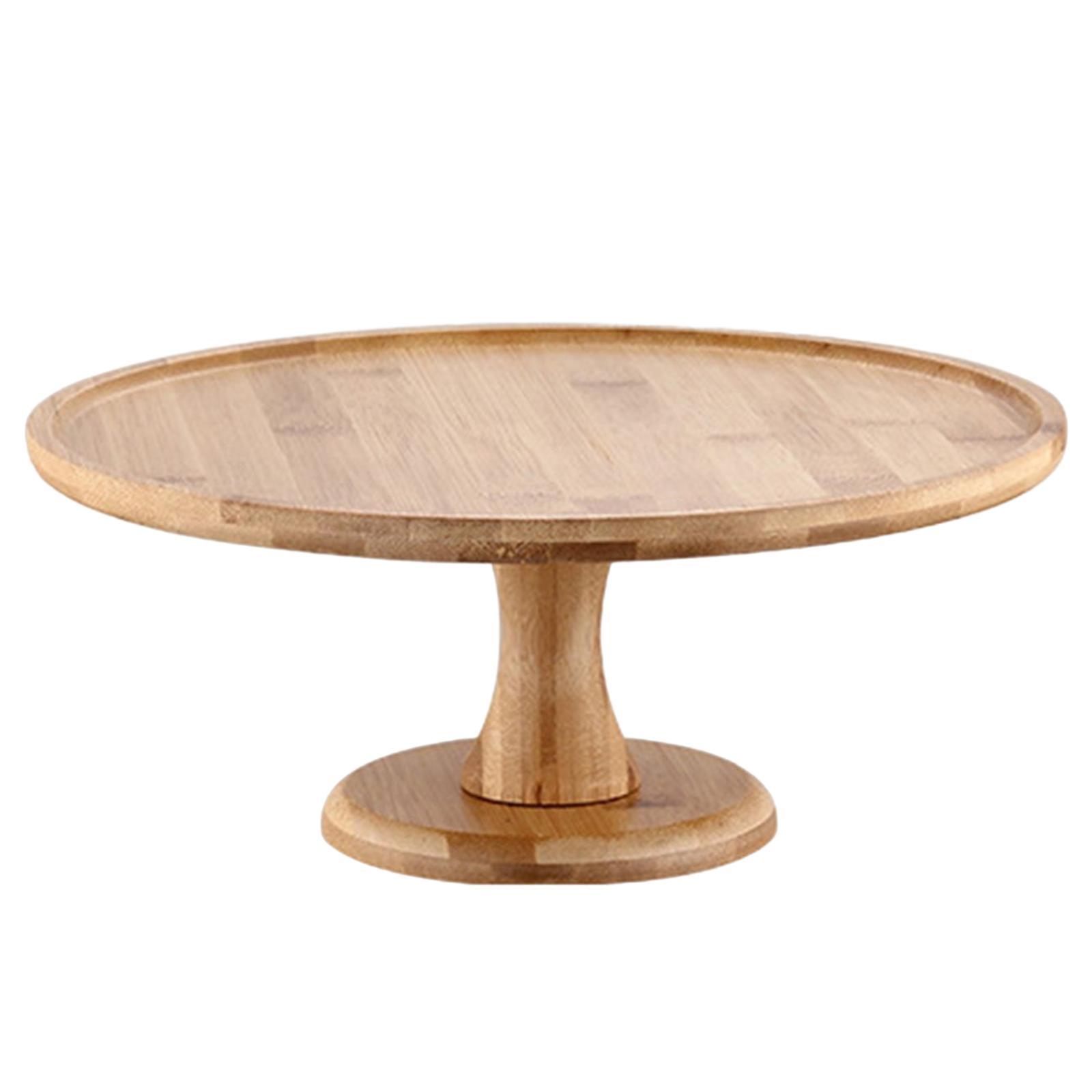 Cake Stand Round Party Wooden Tray Serving Tray for Wedding Party