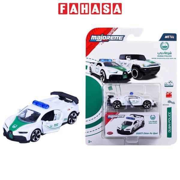 Đồ Chơi Mô Hình Xe Dubai Police Deluxe Bugatti Chiron Pur Sport - Majorette 8503101000A47