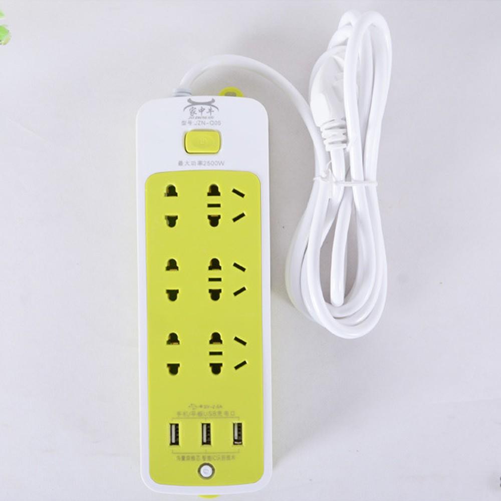 Ổ cắm điện đa năng có cổng USB tiện dụng, Ổ cắm điện thông minh chống cháy nổ chịu được công suất cao