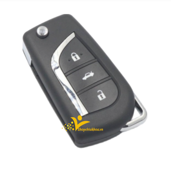 Vỏ chìa khóa gập điều khiển xe dành cho toyota vios
