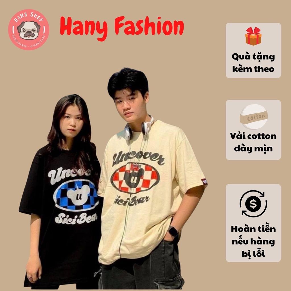 Áo thun unisex tay lỡ UNCOVER CARO || Hany shop