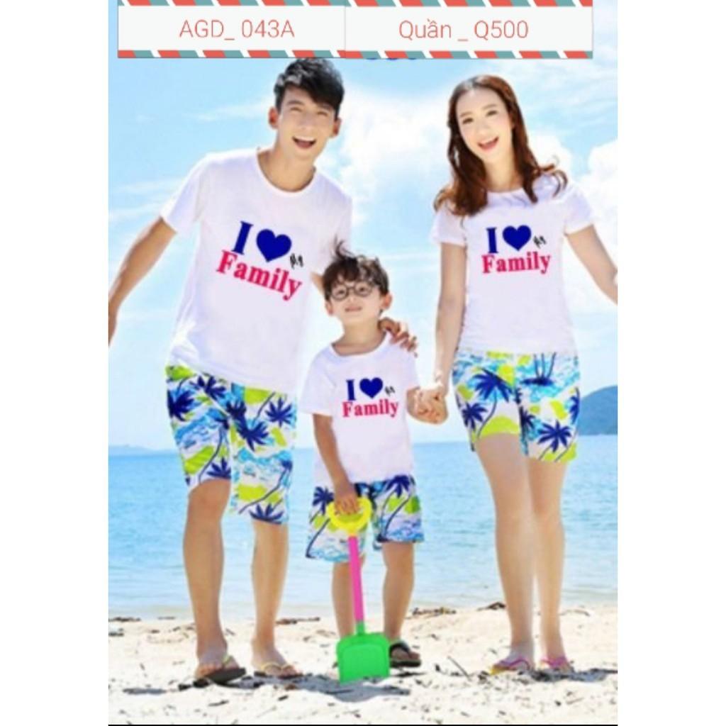 Áo gia đình in chữ gia đình - MÃ AGD 043