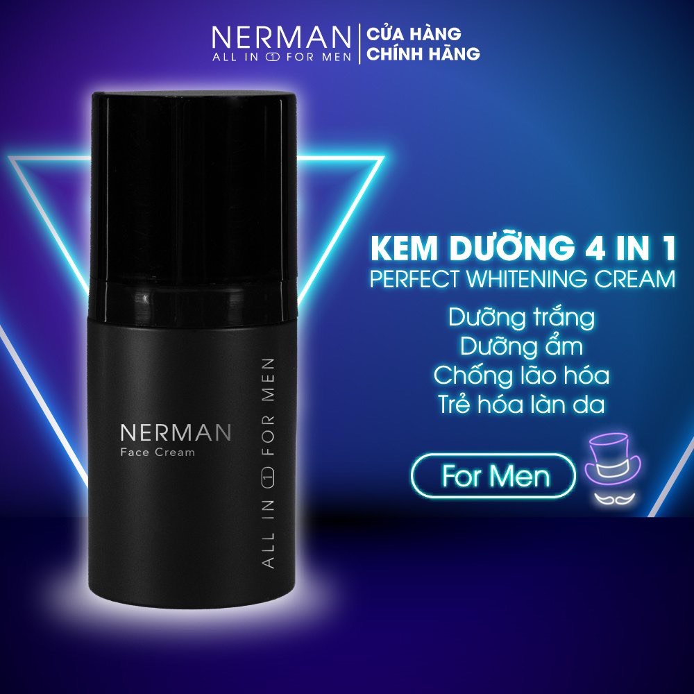 Kem trắng da mờ sẹo Nerman Perfect Whitening Cream