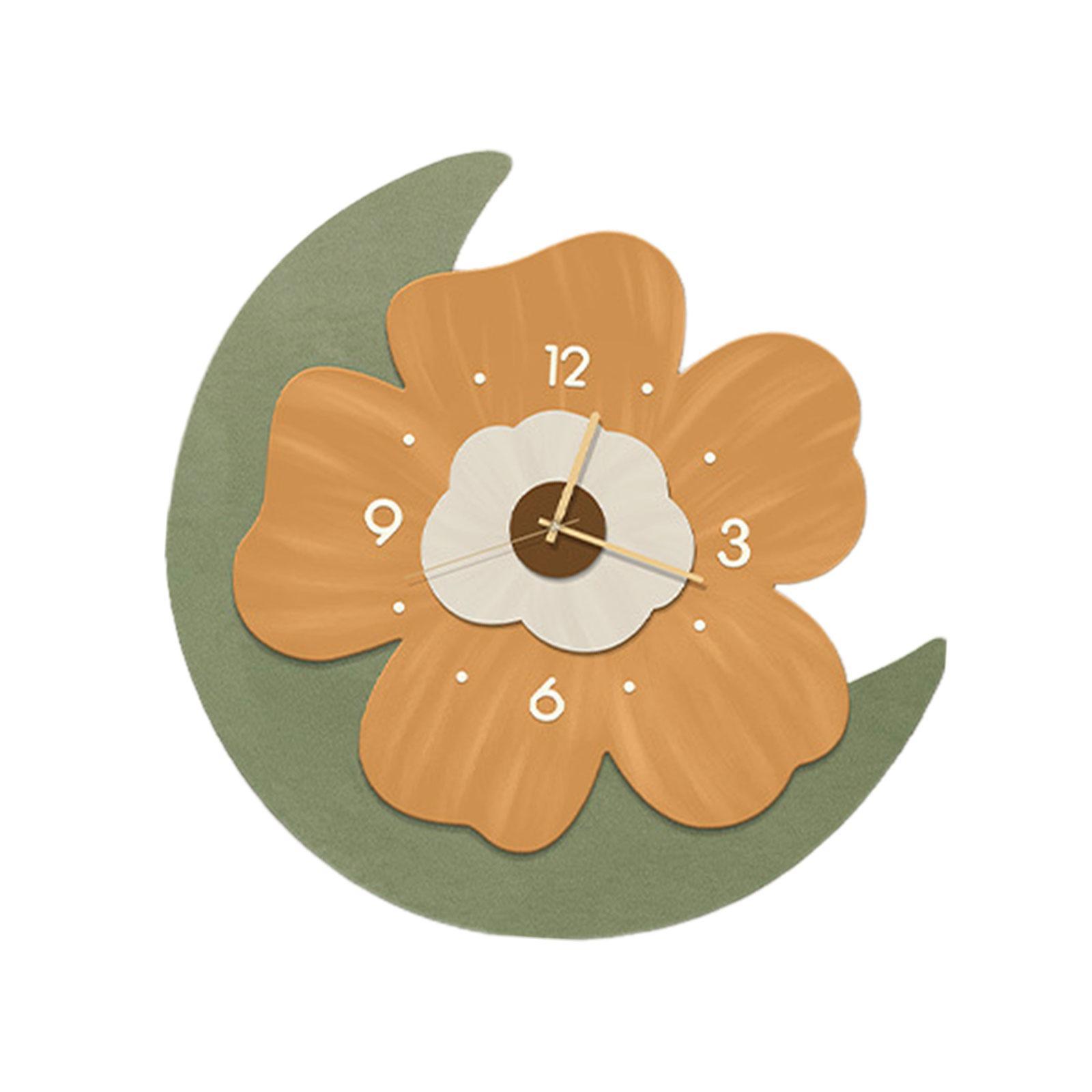 Wall Clock Art Clock Mute Minimalist Modern Ornament Decorative Clock for Study Room Home Living Room Dining Room Decoration