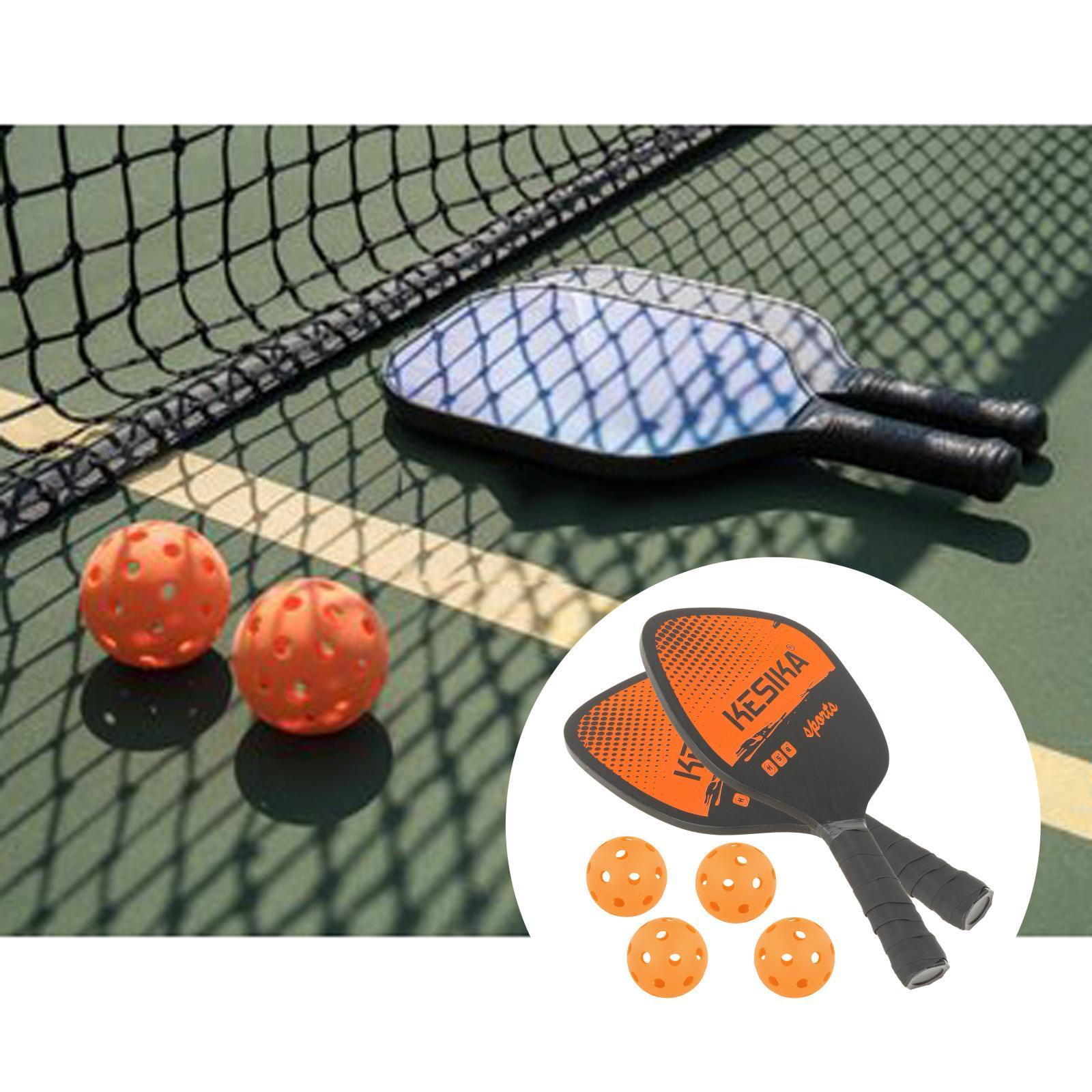 2-3pack Professional Pickleball Paddles Comfort Grip with Bag 4 Balls Racquet