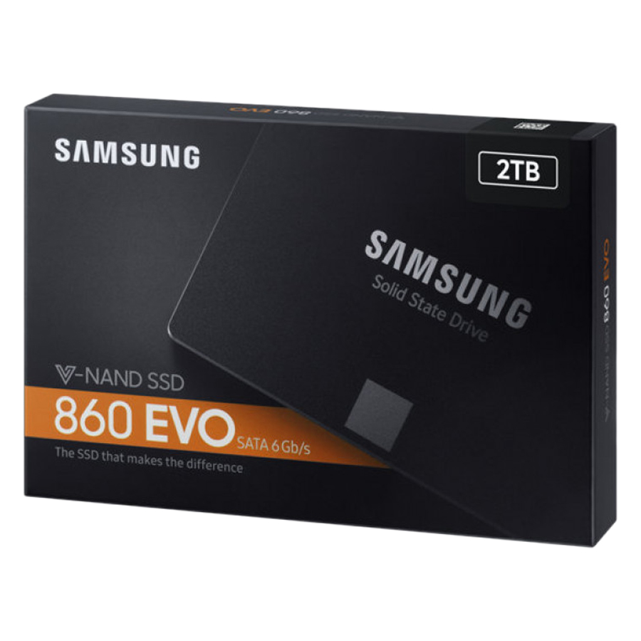 Ổ Cứng SSD Sata III 2.5 inch 2TB Samsung 860 Evo MZ-76E2T0BW - Hàng Chính Hãng