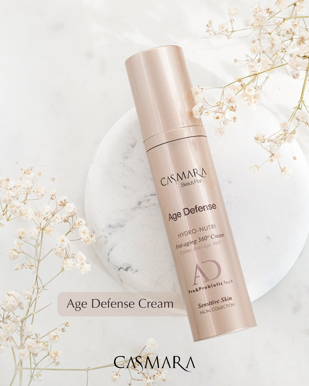 Kem phục hồi và bảo vệ da Age Defense Cream HYDRO-NUTRI. ANTI-AGING 360° CREAM CASMARA 50ml