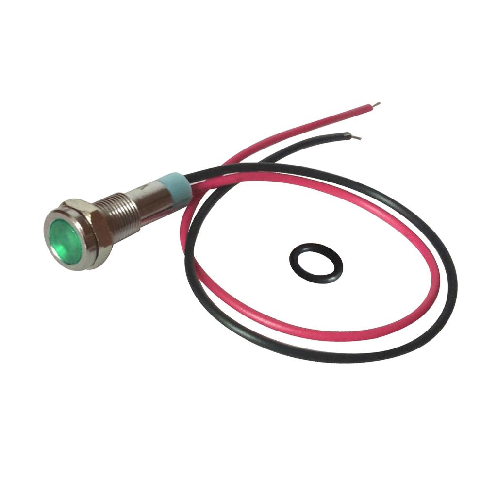 Bộ Nguồn Tín Hiệu LED 12V Đèn Báo Kim Loại Đèn Báo Có Dây