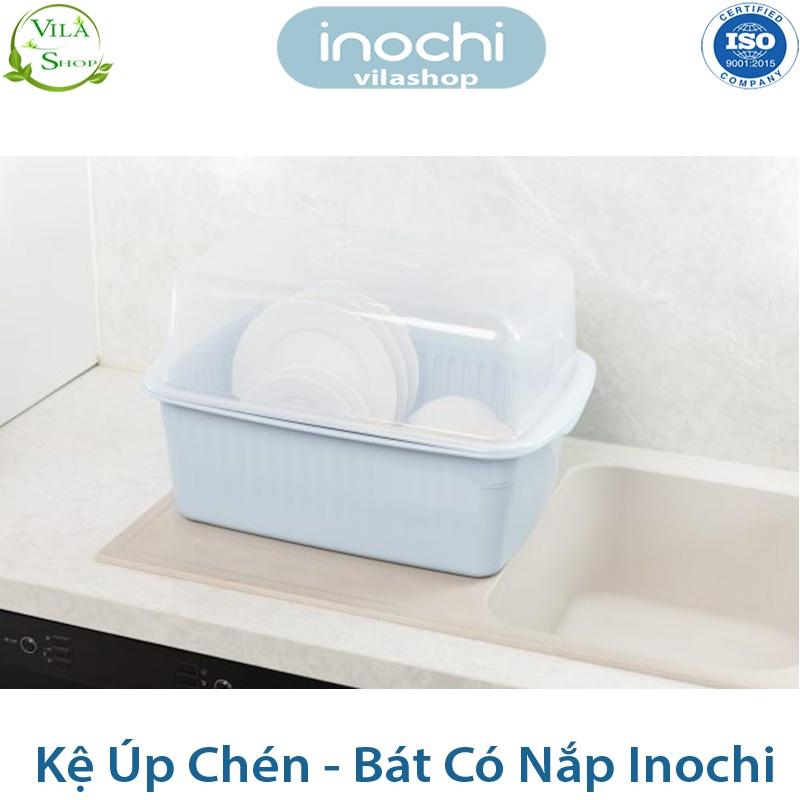 Kệ Úp Bát Đĩa, Kệ Chén Bát Có Nắp Đa Năng Inochi, Đạt Tiêu Chuẩn Xuất Nhật - Châu Âu - EU