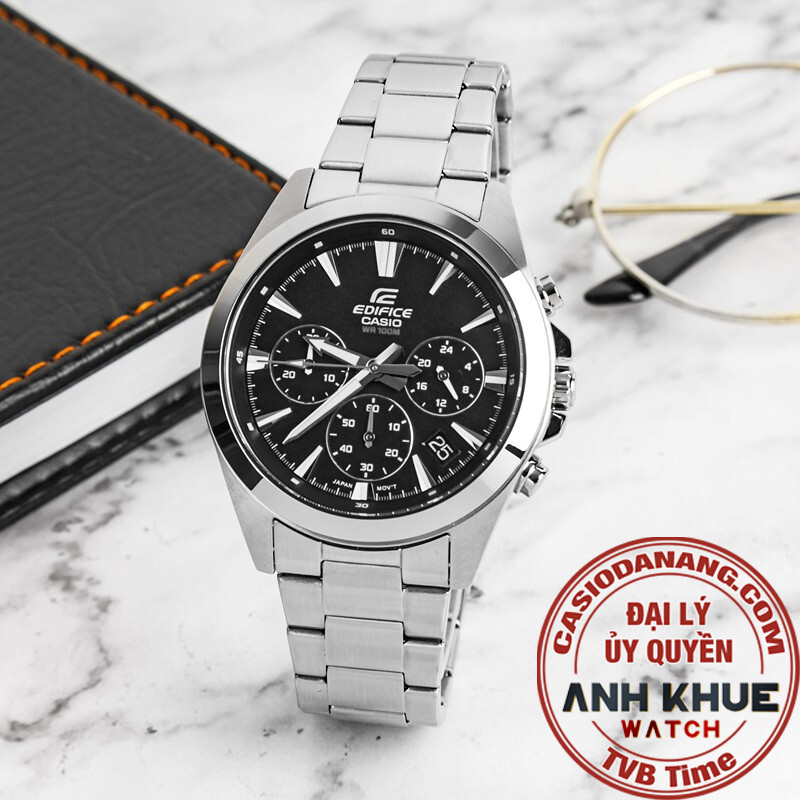 Đồng hồ nam dây kim loại Casio Edifice chính hãng EFV-630D-1AVUDF (43mm)