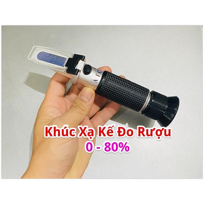 Khúc Xạ Kế Đo Độ Rượu, Đo Độ Cồn Từ 0 - 80%