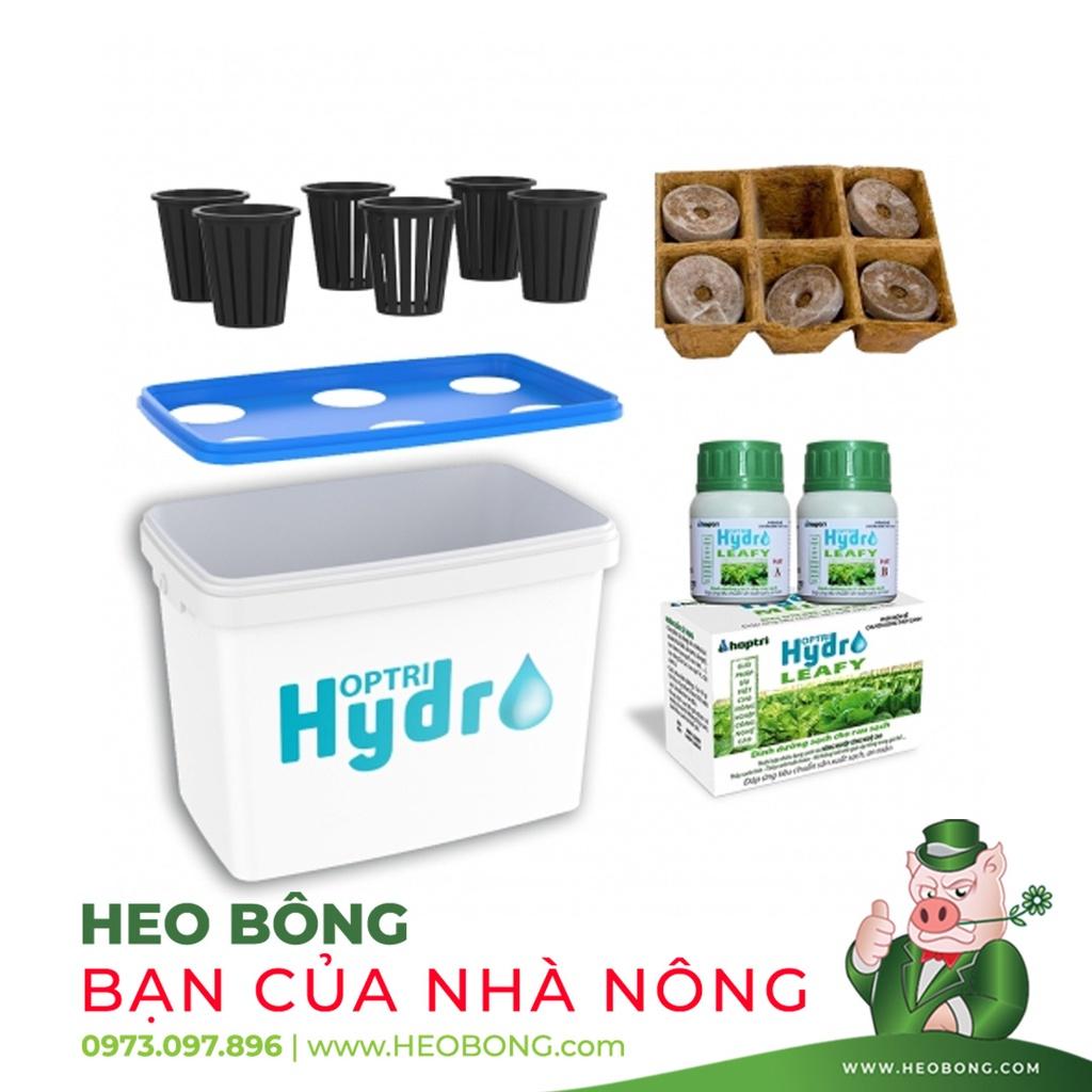 BỘ 10 CÁI - Chậu trồng thuỷ canh rau HỢP TRÍ GROWBOX LEAFY