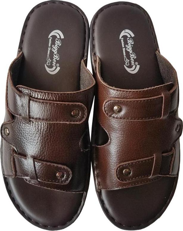Dép Nam BIGGBEN Da Bò Thật Cao Cấp DN205